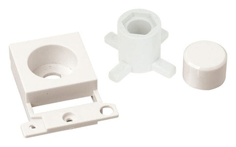 Minigrid & Modules Minigrid Plastic Dimmer Module Mounting Kit - Polar White