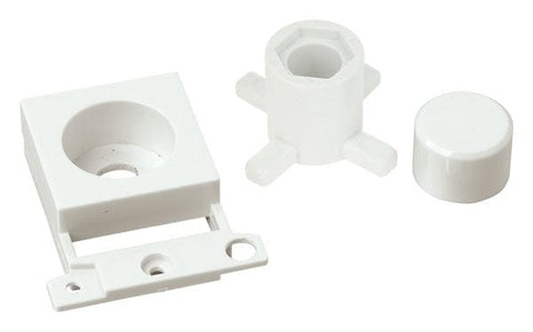 Minigrid & Modules Minigrid Plastic Dimmer Module Mounting Kit - Click White
