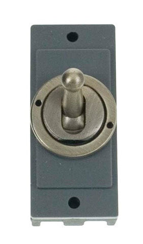 Minigrid & Modules Minigrid 1 Gang Intermediate Toggle Switch - Antique Brass