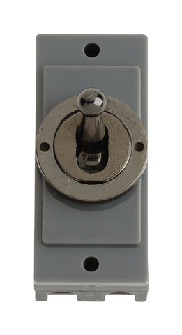 Minigrid & Modules Minigrid 1 Gang Intermediate Toggle Switch - Black Nickel