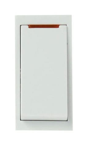 New Media 20A DP Media Switch With Neon - White