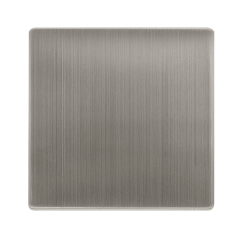 Screwless Plate Stainless Steel 1 Gang Blank Plate - SE Home