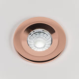 Rose Gold CCT Fire Rated LED Dimmable 10W IP65 Downlight - SE Home