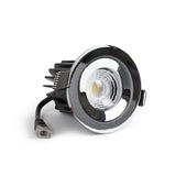Polished Chrome CCT Fire Rated LED Dimmable 10W IP65 Downlight - SE Home