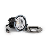 Black Nickel CCT Fire Rated LED Dimmable 10W IP65 Downlight - SE Home