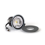 LED Downlights Graphite Grey CCT Fire Rated LED Dimmable 10W IP65 Downlight