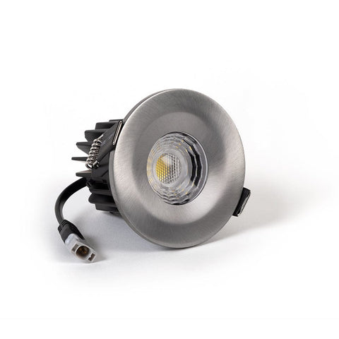 Pewter CCT Fire Rated LED Dimmable 10W IP65 Downlight - SE Home
