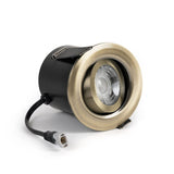 LED Downlights Antique Brass Tiltable Adjustable 4K Fire Rated LED 6W IP44 Dimmable Downlight