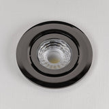Black Nickel Tiltable Adjustable 4K Fire Rated LED 6W IP44 Dimmable Downlight - SE Home