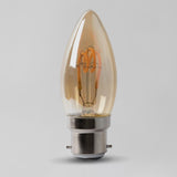 2w B15 Vintage Edison Candle LED Light Bulb 1800K T-Spiral Filament Dimmable - SE Home