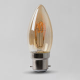 LED Vintage Bulbs 2w B15 Vintage Edison Candle LED Light Bulb 1800K T-Spiral Filament Dimmable