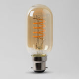 LED Vintage Bulbs 4W B22 Vintage Edison T45 LED Light Bulb 1800K Spiral Filament High CRI Dimmable