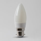 4w B22 3000K Opal Dimmable LED Candle Bulb - SE Home