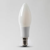 4w B15 Small Bayonet 4100K Opal Dimmable LED Candle Bulb - SE Home