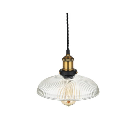 Romilly Dome Etched Glass French Style Bedroom Pendant Light - SE Home