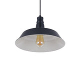 Hand Painted Iron Pendant Lights Large Argyll Industrial Pendant Light Matt Black