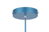 Aston Blue Industrial Breakfast Bar Pendant Light - Argyll - SE Home