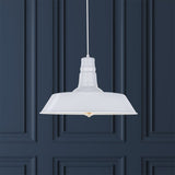 Pure White Industrial Breakfast Bar Pendant Light - Argyll - SE Home