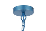 Portland Reclaimed Style Industrial Pendant Light Aston Blue - SE Home