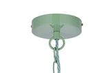 Portland Reclaimed Style Industrial Pendant Light Chalk Mint Green - SE Home