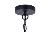 Portland Reclaimed Style Industrial Pendant Light Matt Black - SE Home