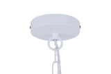 Portland Reclaimed Style Industrial Pendant Light Pure White - SE Home