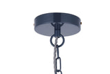 Ganton Vintage Cage Pendant Light Squid Ink Navy Blue - SE Home