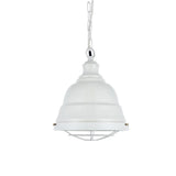 Ganton Vintage Cage Pendant Light Clay White Cream - SE Home