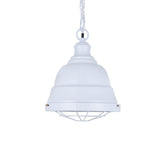 Ganton Vintage Cage Pendant Light Pure White - SE Home