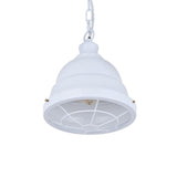 Ganton Vintage Cage Pendant Light Pure White - SE Home