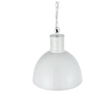 Hand Painted Iron Pendant Lights Wardour Industrial Bay Pendant Light Clay White Cream