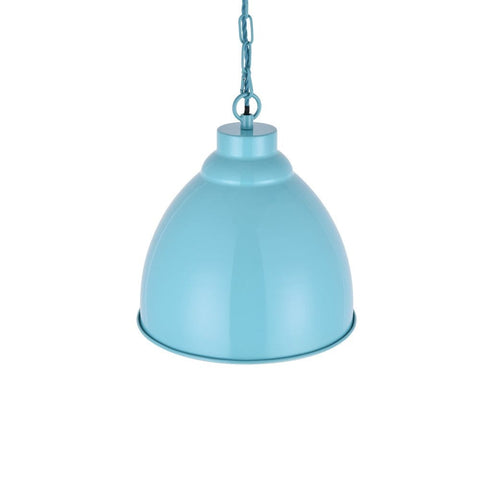 Hand Painted Iron Pendant Lights Oxford Vintage Pendant Light Duck Egg Blue Turquoise