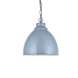 Hand Painted Iron Pendant Lights Oxford Vintage Pendant Light French Grey