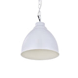 Hand Painted Iron Pendant Lights Oxford Vintage Pendant Light Pale Grey