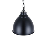 Hand Painted Iron Pendant Lights Oxford Vintage Pendant Light Matt Black