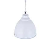 Oxford Vintage Pendant Light Pure White - SE Home
