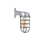 Broadwick Aluminium Finish Indoor Nautical Bulkhead Wall Light - SE Home