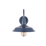 Argyll Industrial Wall Light Leaden Grey Slate - SE Home