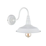 Argyll Industrial Wall Light Clay White Cream - SE Home