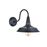 Hand Painted Iron Wall Lights Argyll Industrial Wall Light Matt Black