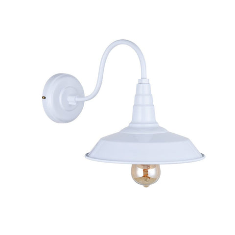 Argyll Industrial Wall Light Pure White - SE Home
