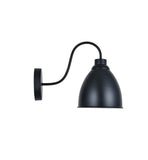 Hand Painted Iron Wall Lights Oxford Vintage Wall Light Matt Black