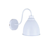 Oxford Vintage Wall Light Satin White - SE Home