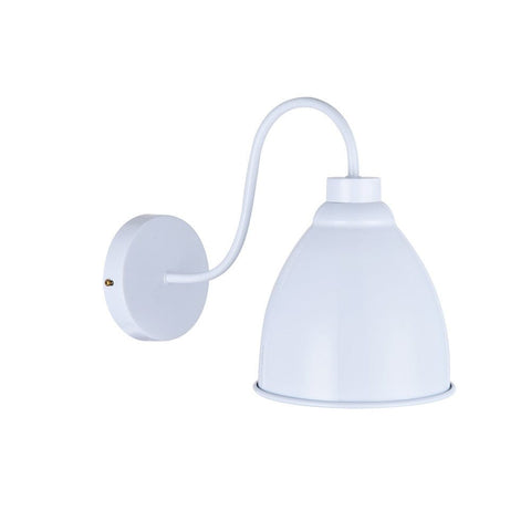 Oxford Vintage Wall Light Satin White - SE Home
