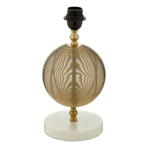 Melora Round Gold Finish Table Lamp
