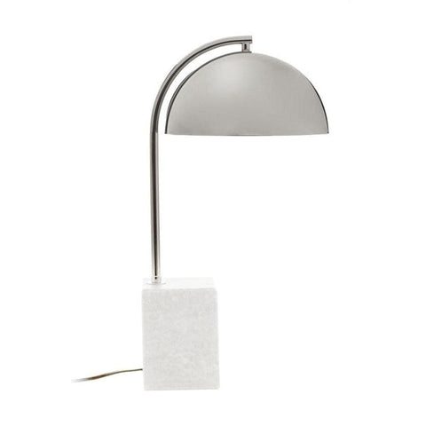 Murdoch Table Lamp With Chrome Shade - SE Home