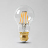 LED Vintage Bulbs 8w E27 GLS LED Light Bulb 4100K Standard Straight Filament High CRI Dimmable ES Edison Screw