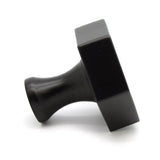 Hexagon Brass Cupboard Door Knob Handle - Black - SE Home