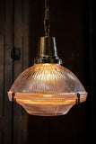 Hollen Polished Brass Brimmed Dome Breakfast Bar Pendant Light - SE Home
