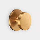 Outdoor Round Brass Door Knob Handle - SE Home